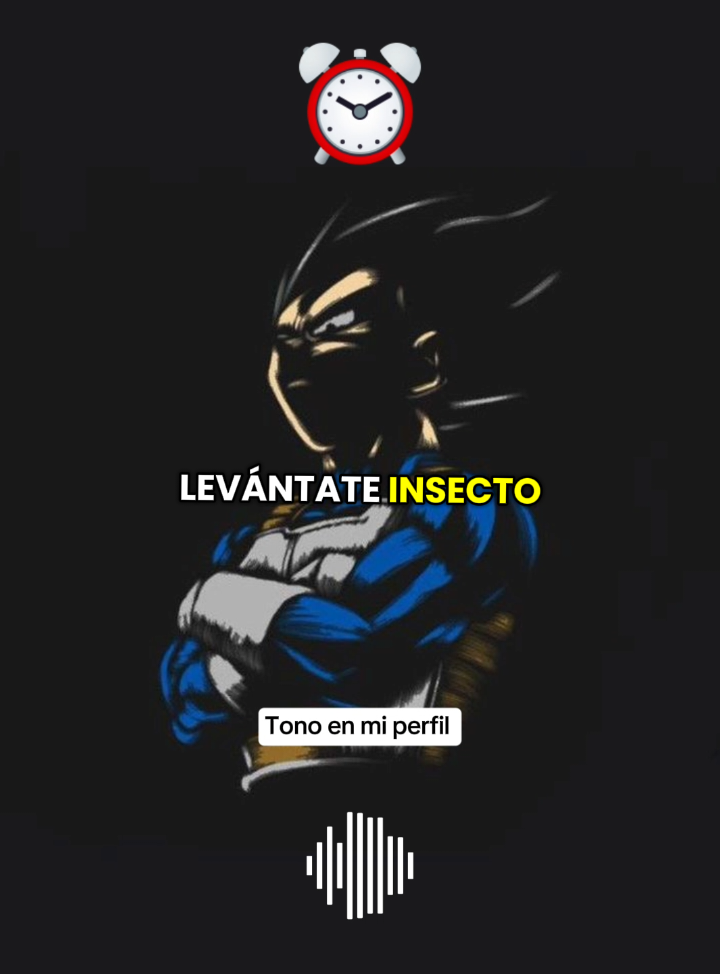 Tono de alarma de Vegeta  #whatsappstatus #reelsviral #viralsong #alarma  #status 