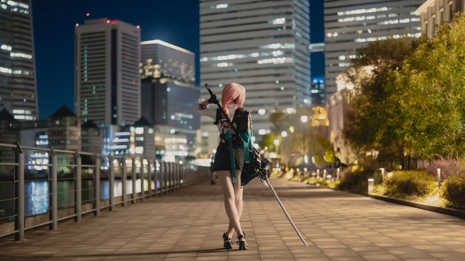 【 cosplay 】  ゼンレスゾーンゼロ Zenless Zone Zero 月城柳 Tsukishiro Yanagi 📸thx: @Mark213  #zzzero  #zzzcreators  #コスプレ  #cosplay  #月城柳 