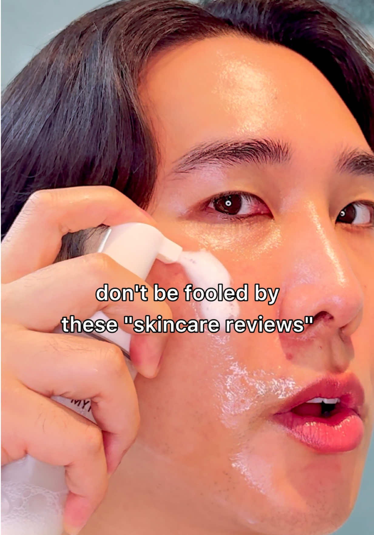 fyi dont be fooled by skincare reviews... #goodskin #dewyskin #glassskin #glassskincare 