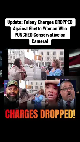 Update: Felony Charges DROPPED Against Ghetto Woman Who PUNCHED Conservative on Camera!#news #breakingnews #fvp #hotnews #crime 