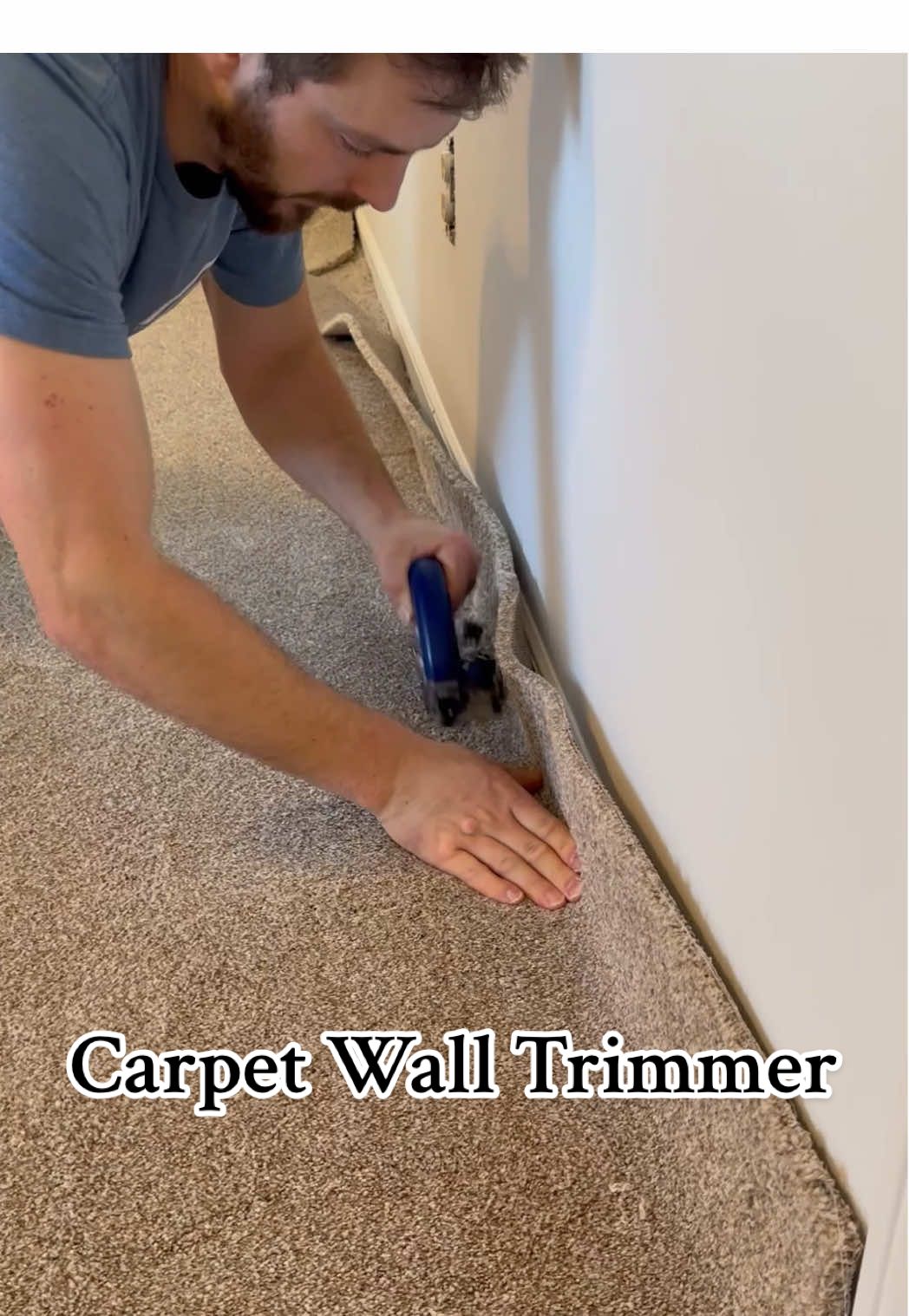 Some satisfying carpet installation asmr!  #carpetinstaller #carpet #flooring #fypツ #flooringinstaller 