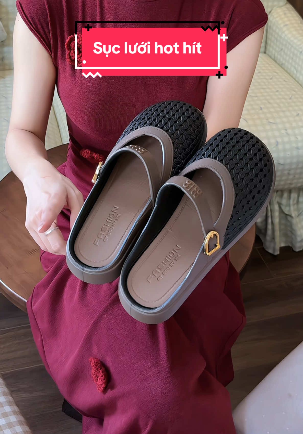 Sục lưới hot hít #giaynu #giaydepxinh #depsuc #sucnu #review 