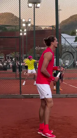 Practice session for Alexander Zverev (ATP #3) and Joao Fonseca (ATP #45)  #atp #zverev #fonseca 