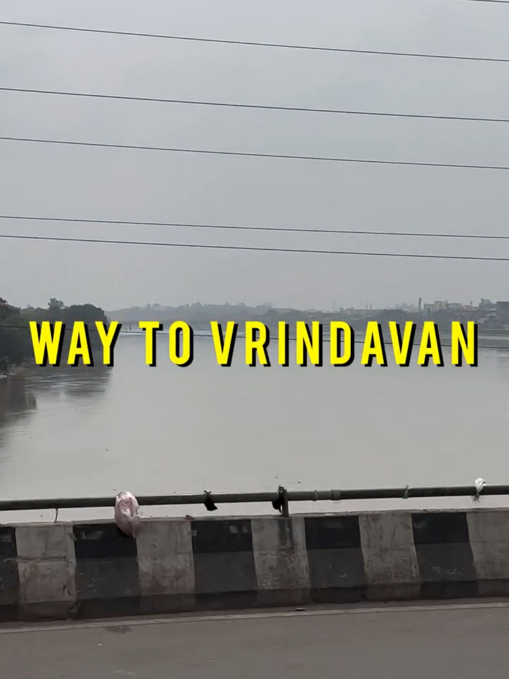 😇Some Glimpses during the journey to Vrindavan | Bus Travel |  #harekrishna #iskcon #vrindavan #viralreels #fypシ 