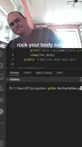 rock your python #song #python #rockthatbody #fyp 