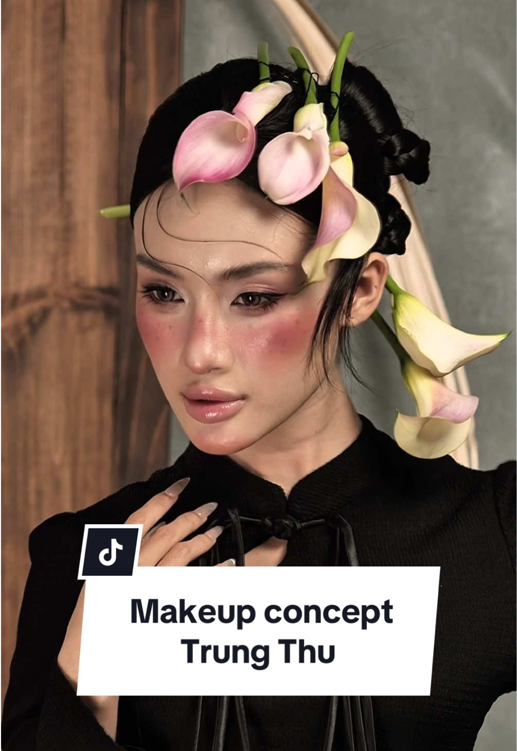 Em xinh, nghiêng nước nghiêng thành 🫠 #makeupconcept #airbrushmakeup #makeuptrungthu #makeupartist #xuhuong 