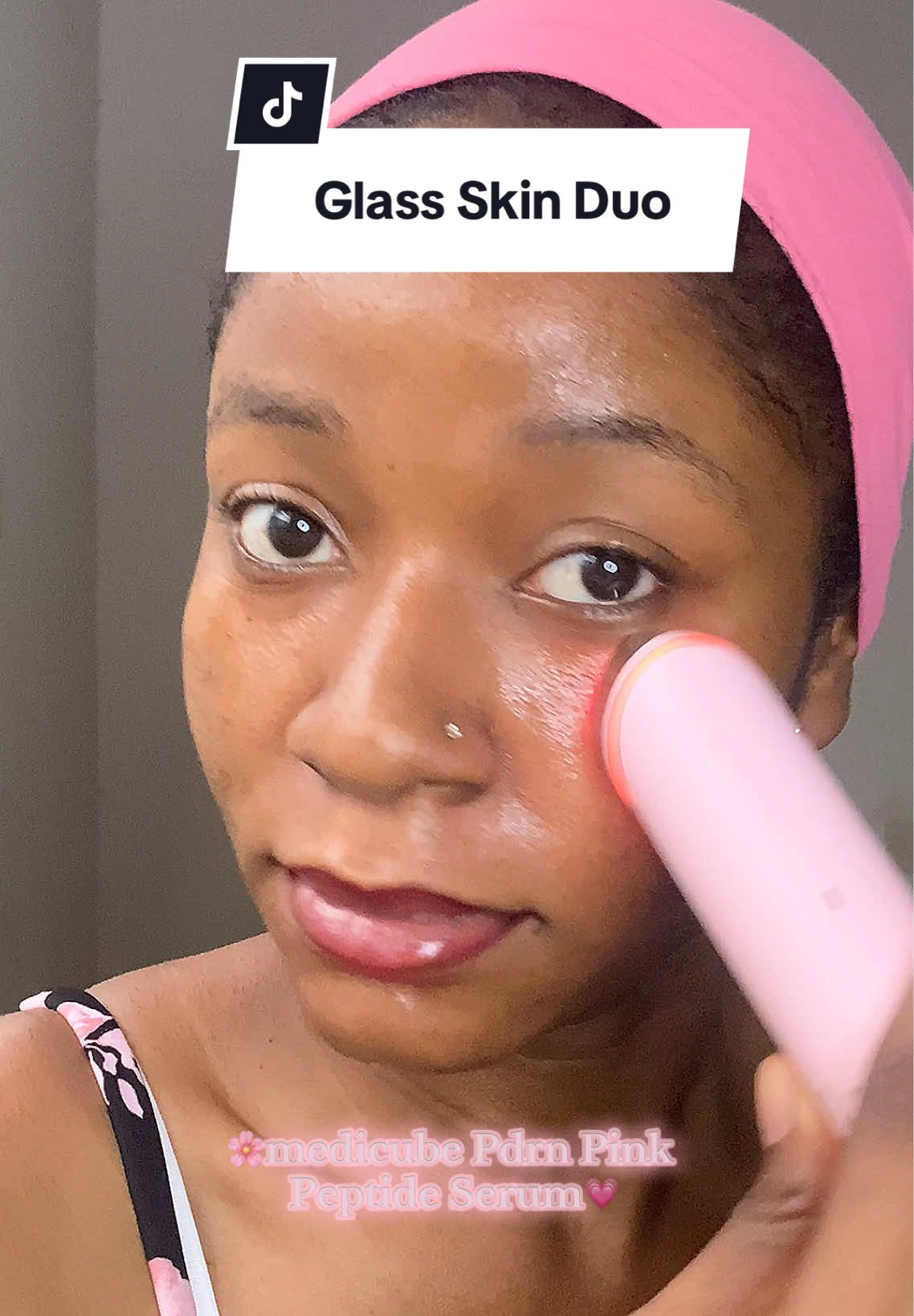 Glass skin duo💗✨  @medicube global  #medicube  #pdrnserum #collagenwrappingmask #boostepro #ulta 