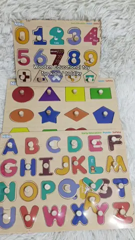 may mga toddler kayo Dyan mga mi, Ibili niyo na din nito para ma familiar na Sila sa mga letters, Numbers and shape pe fect talaga to mga mi👌💯✅ #educationaltoyforkids  #woodeneducationaltoy  #learningtoyforkids  #woodenpuzzletoy  #woodenlearningtoys 