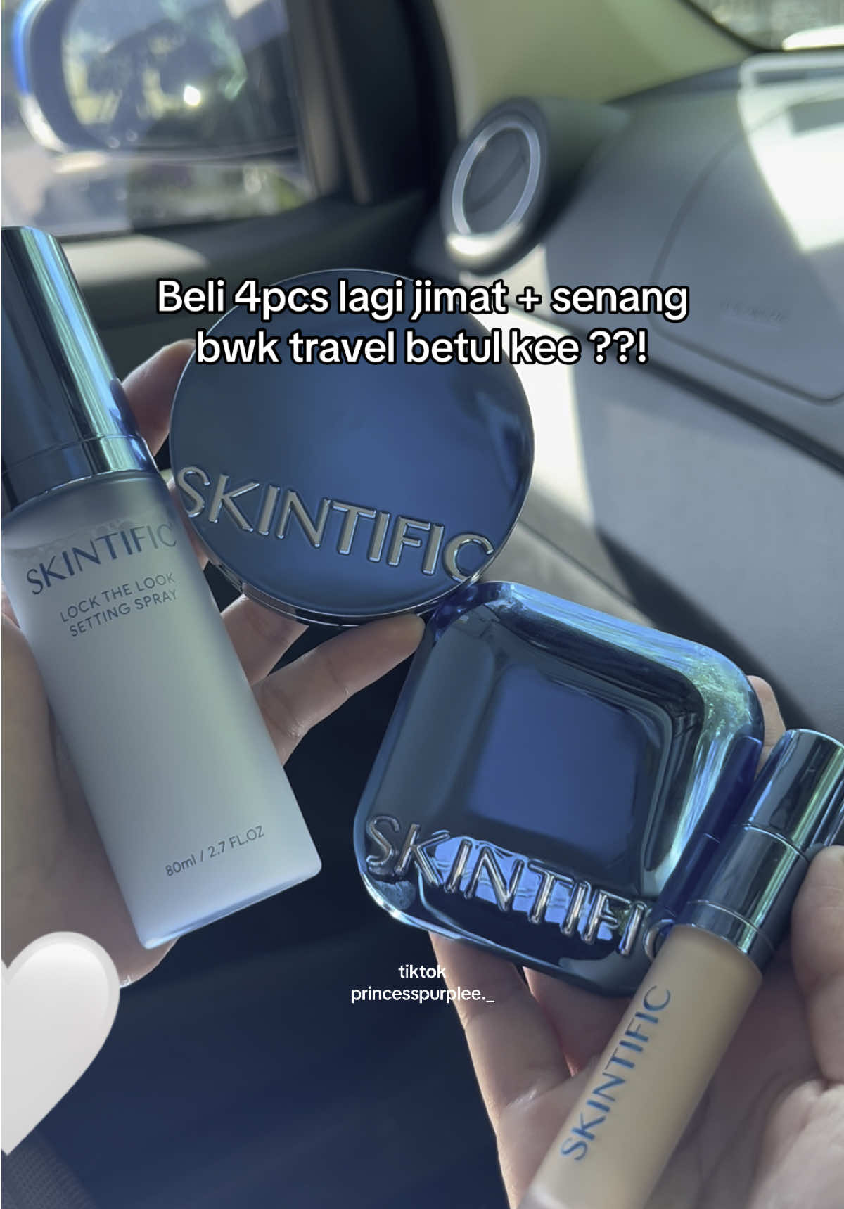 Patutlaa ramai beli set makeup from skintific ni lurve teruks !! 🥹🫶🏻 #fyp #skintific #skintificmy #skintificmalaysia #skintificmakeup 