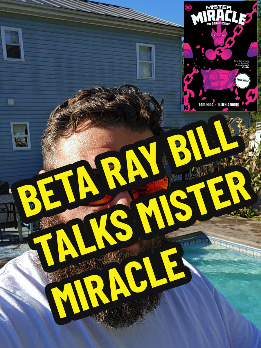 Was working on the pool today and had some thoughts on Tom King's Mister Miracle. Let me know in the comments what you think about this brilliant commentary on mental health and the struggles of living. #dcuniverse #dccomics #dc #comicbooks #comics 