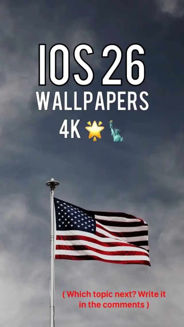 Which topic next? 👇 Write it in the comments #IOS26 #wallpaper #america #newyork 