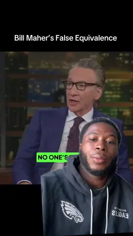 Bill Maher’s False Equivalence #billmaher 