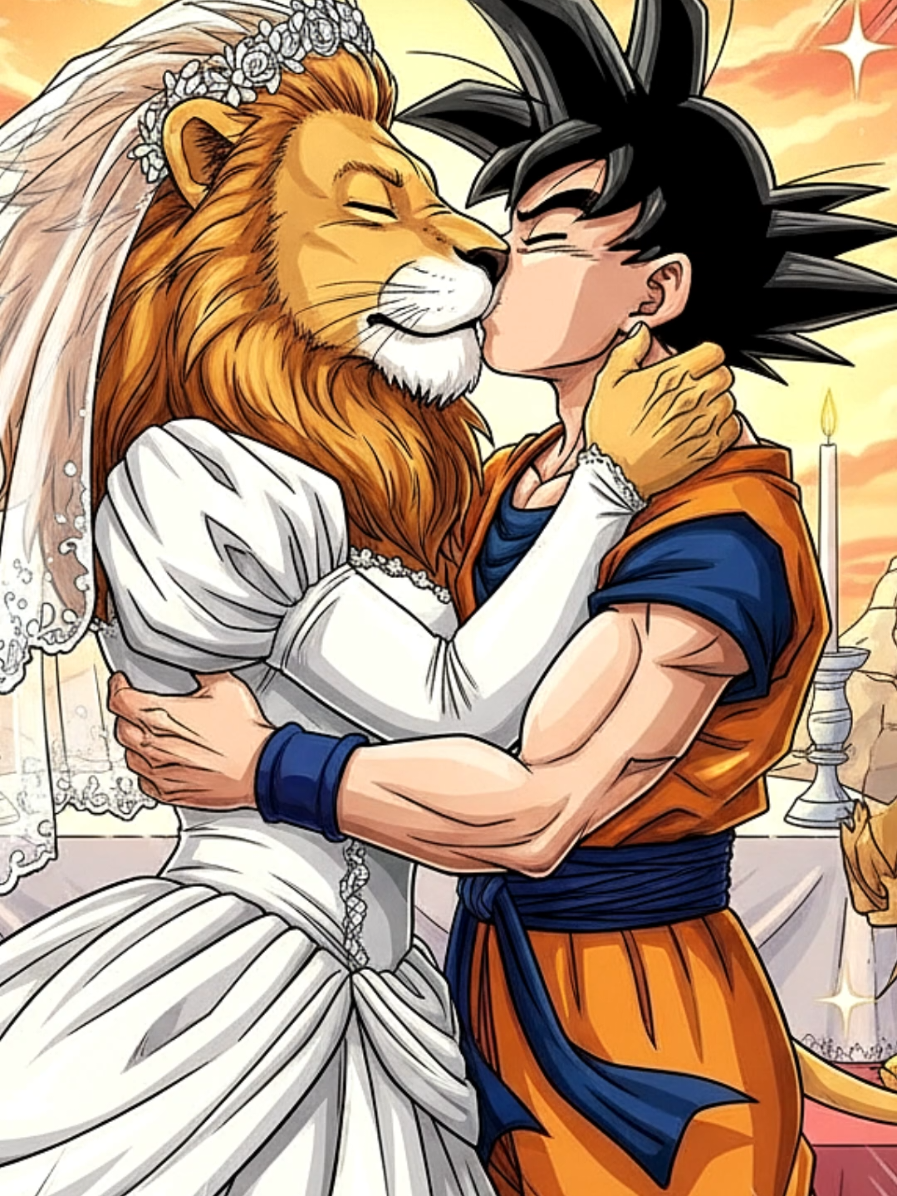 GOKU VS. LIONNEL LE LION ?! #dragonball 