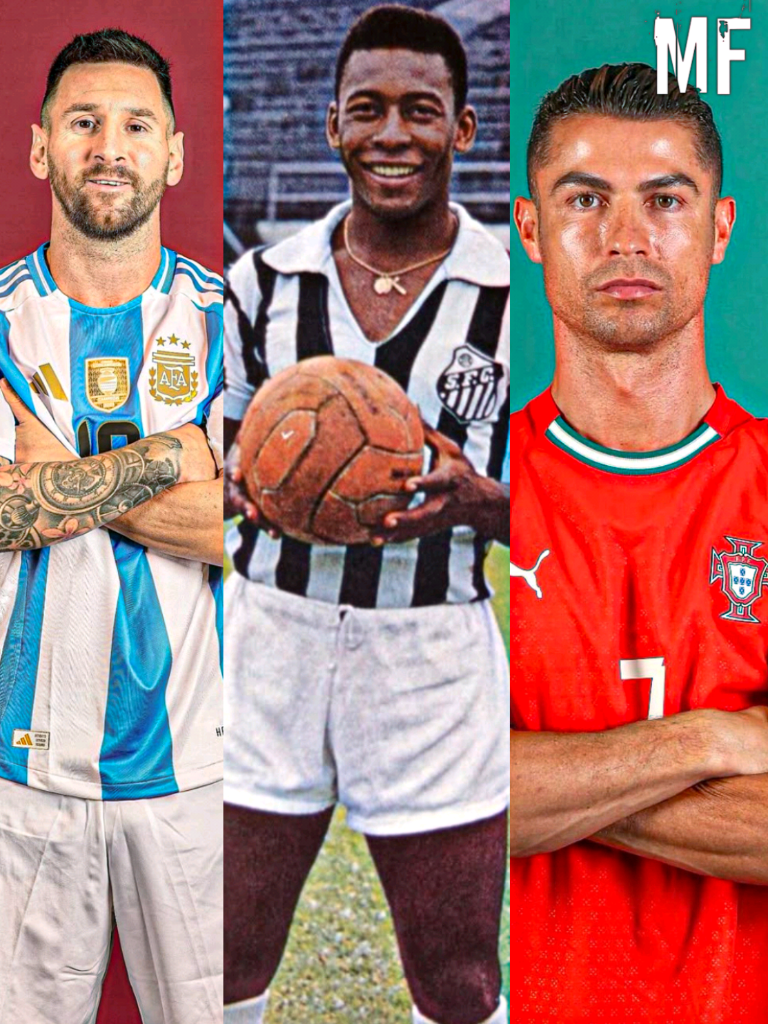 OS REIS DO FUTEBOL QUE MARCARAM A HISTÓRIA! ⚽🔥 #Messi #CristianoRonaldo #Neymar