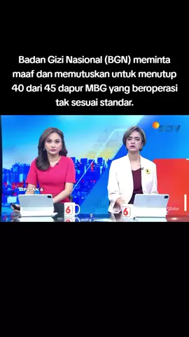 Badan Gizi Nasional (BGN) meminta maaf dan memutuskan untuk menutup 40 dari 45 dapur MBG yang beroperasi tak sesuai standar. Hasil pemeriksaan laboratorium kesehatan daerah Jawa Barat juga menemukan bakteri berbahaya di ratusan sampel makanan MBG sejak awal tahun 2025. #BreakingNews #beritaviral #beritatiktok #fyp #yudidalombokreborn 
