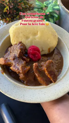 Je préparer pour la 1 ère fois du foutou sauce graine #ivoirien🇨🇮 #foutousaucegraine #tiktokfrance 