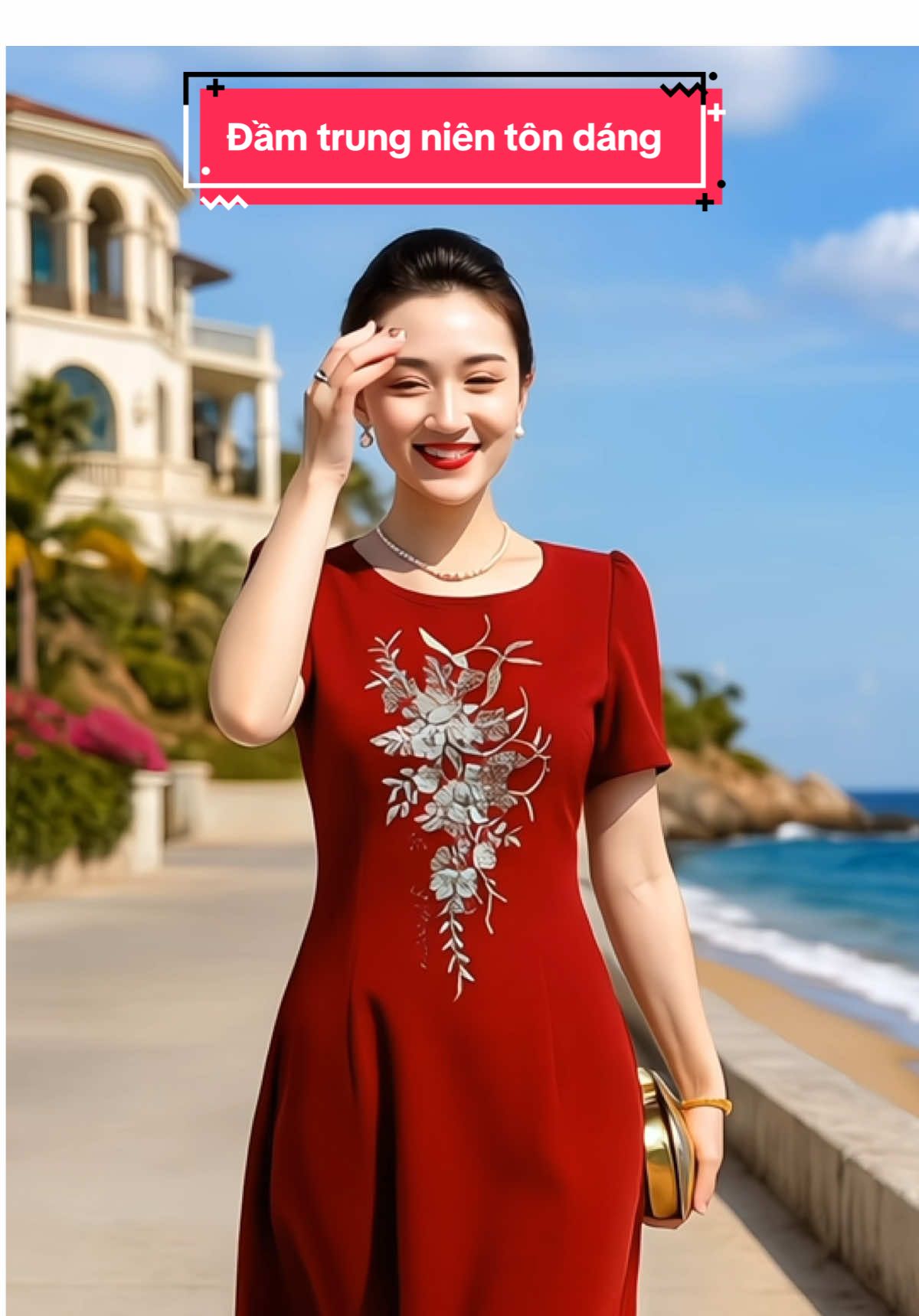 Đầm sang trọng cho tuổi trung niên #hangshoping #viral #xuhuongtiktok #xh #quanao #quanaotrungnien #macdepmoingay #vaytrungnien 