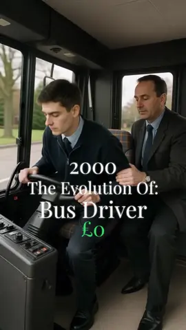 The Evolution Of A Bus Driver 🚌  #busdriver #evolution #History #uktiktok #bus 