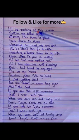 So it goes by Black Sherif  #fyp#lyricsvideo#trendingsong 