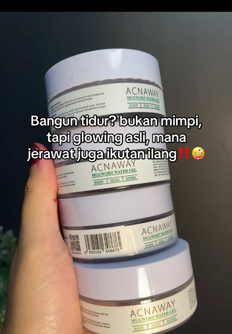 #acnaway #acnawaymugwortgelmask #acnawaymoisturizer #acnetreatment #obatjerawat 