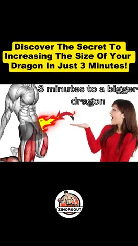 Discover the secret to increasing the size of your dragon in just 3 minutes! #workout #exercise #strength #gym #dragon 