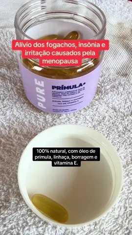Me deu o que eu precisava: bem-estar, bom humor e noites de sono tranquilas! #primula #tiktokshop #saudedamulher #suplementonatural #menopausa 