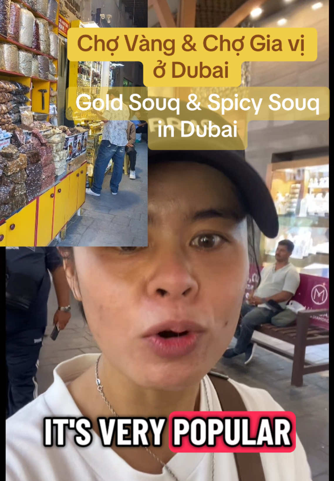 Chợ vàng và chợ gia vị ở Dubai. #phuonghatourguide #dubai🇦🇪 