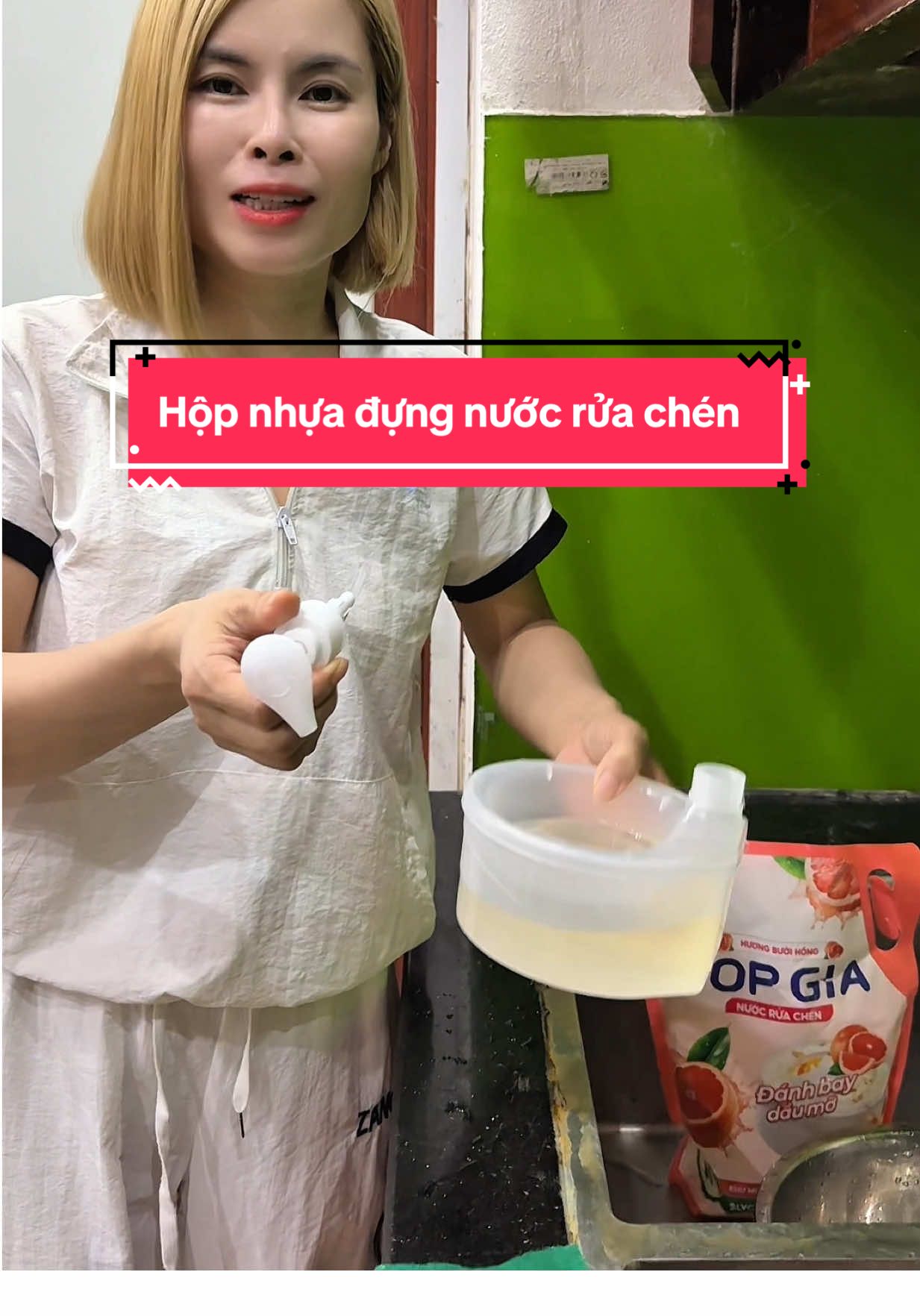Hộp nhựa rửa chén tiện lợi #xuhuongtiktok #thinhhanh #hopruachen #hopdungnuocruachen 
