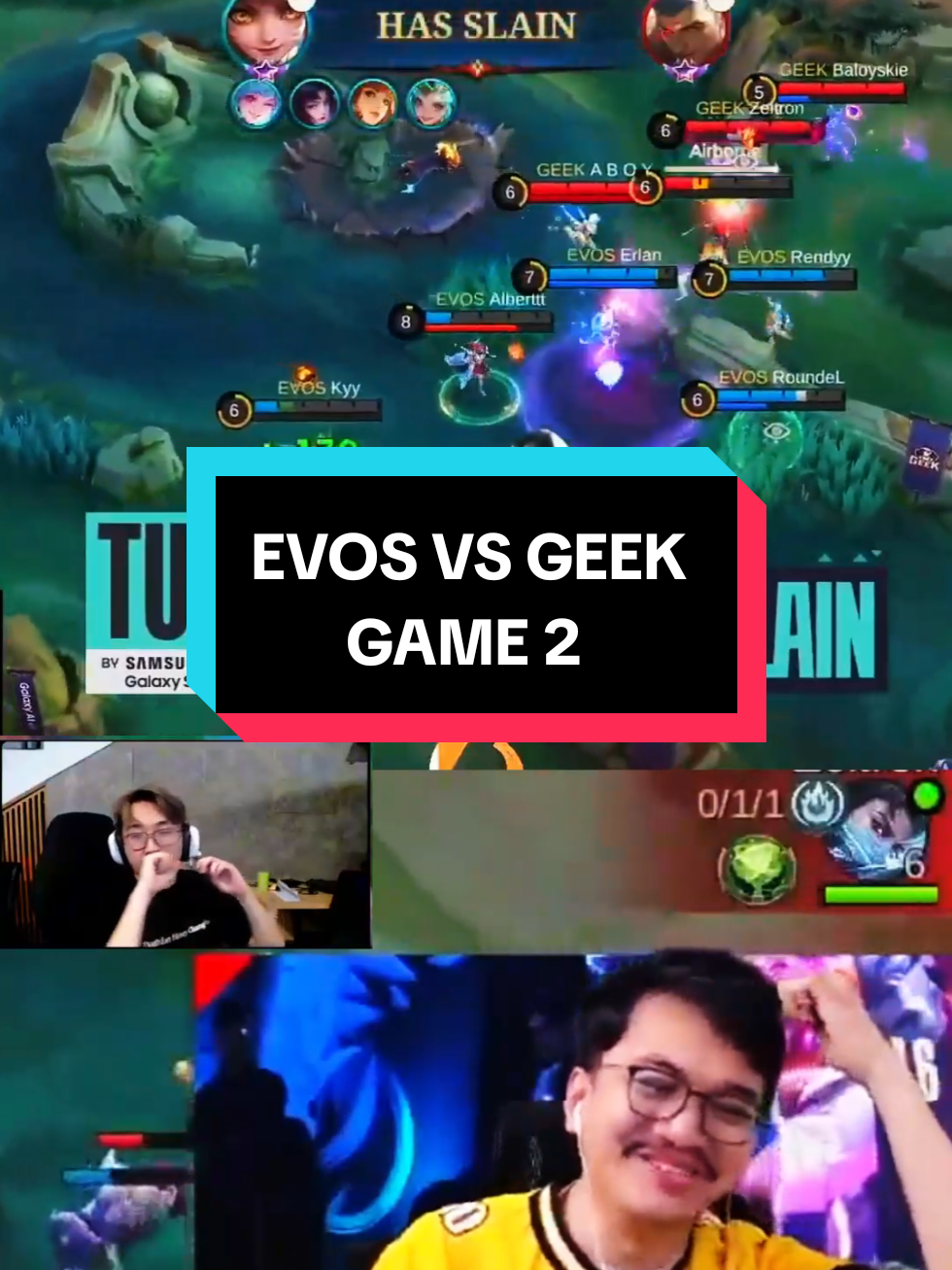 EVOS VS GEEK GAME 2 #mpl #MLBBNEXT2025 #NEXTJagoanMabar 