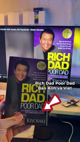 Mua ngay sách Cha Giàu Cha Nghèo (Rich Dad Poor Dad), bản Anh và Việt trong giỏ hàng nhé . Các bạn có biết sách hay nào khác về tài chính không nhỉ 📕 #baokoutenglish #books #richdadpoordad #sachtienganh #kinhdoanh 