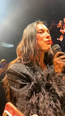 I can confirm she’s more beautiful in person 😍 #dualipa #radicaloptimismtour @Dua Lipa 🤩 #miami 