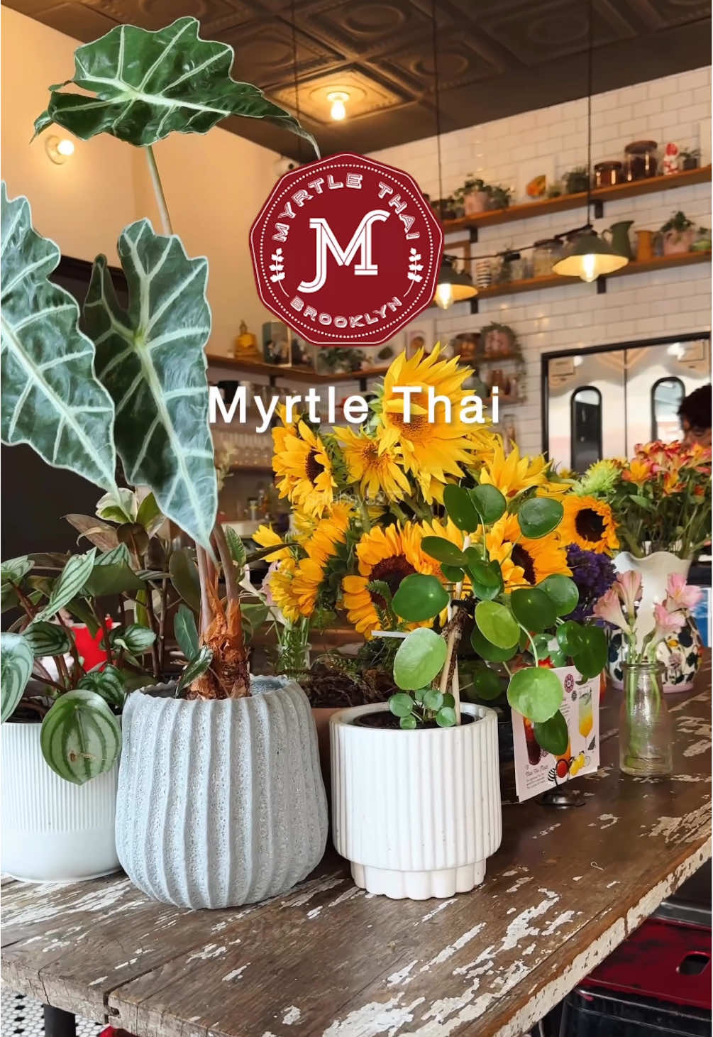 Walking into this spot feels like stepping straight into a Thai night market — vibrant, cozy, and full of mouthwatering aromas. 🌶️🍋🥥 Every dish bursts with authentic flavors that make you feel like you’re wandering through the streets of Thailand, but with that fun Brooklyn edge. From spicy, tangy bites that wake up your taste buds to comforting, soul-warming plates that hit just right, everything here is made with love and freshness. Pair it with a refreshing drink, and suddenly you’re not just eating… you’re on a little flavor adventure. 🥢✨ The vibes? Warm, welcoming, and perfect for sharing plates with friends, snapping foodie pics, or just indulging in your Thai cravings. Honestly, it’s the kind of place that turns an ordinary dinner into a little escape.  @myrtlethai_brooklyn 📍438 Myrtle Ave, Brooklyn, NY 11205 Strongly recommend: 🐔Spicy Wings 🍛Basil Over Rice 🍜Boat Noodle Soup 🥗Grilled Shrimp Salad 🍲Pad Se Ew 🍛Kra Tiem Over Rice 🍰Taro Pudding #myrtlethaibrooklyn #thaifood #thaifoodstagram #brooklyn #brooklynblogger     