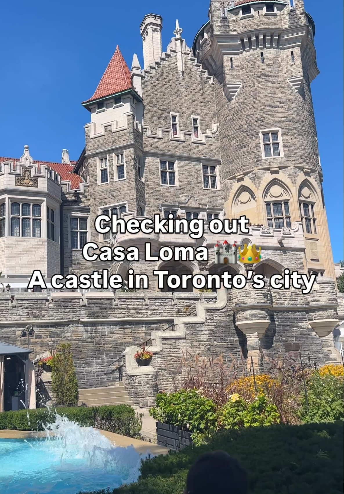 Loved showing my kids around the Toronto tourist spot @Casa Loma with my @citypass_official #casaloma #toronto #torontotiktok #touristattraction #castle 