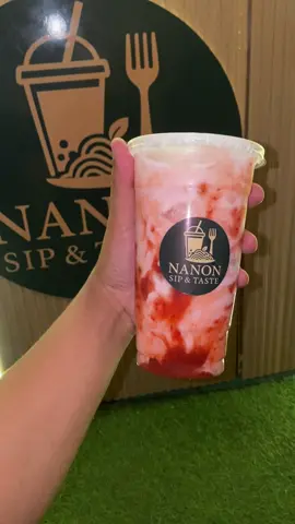 Fruity Milk Strawberry ❤️☺️ #ohmnanon #nanonkorapat #ohmpawat #bl #nanonsipandtaste 