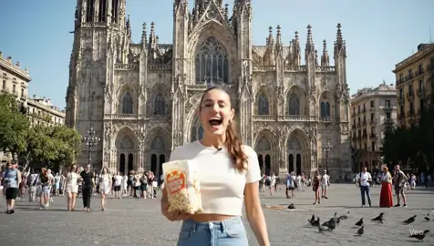 Descubre cómo llamamos “palomitas de maíz” aquí en España 🇪🇸🍿 #fyp #viral #tiktok #travel #españa