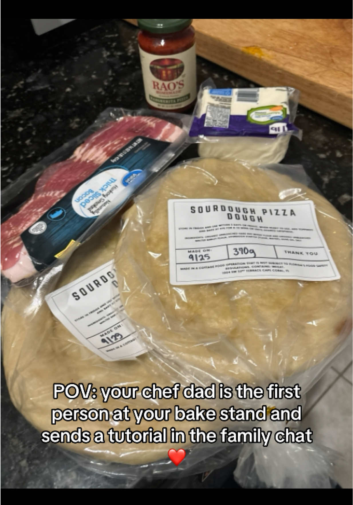 Pizza is a family love language ❤️  #chef #chefdad #pizza #sourdoughpizza 