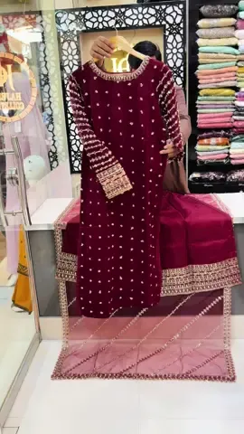 3 piece pure reshmi dress ,with hand made work on dupatta and shirt ,long length , Fancy dress.Limited stock.Order karny ka liya contact whatspp Confirmation👗 STo Book Your Order 03478026148 Send Us Screenshot, Confirm Your Size, Colour With Proper Measurements For Order Confirmation🚚👗 Then We Will Dispatch Your Order Via Trax & TCS Couriers Delivery Time: 🚚⏱️🛍️💃🏻 (Punjab 1 to 3 Working Days) (Other Provinces 3 to 5 Days)@مرچی🌶️ @Shamsa Kanwal 🦁 @Mehak shehzadi😘 #hijverycollection👗🛍️ #outfitideas #fashion #everyone #tiktok 