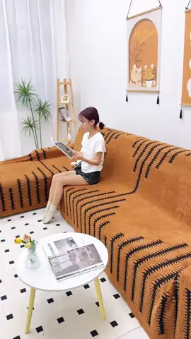 Code 'CA274' and link in bio📣Our couch cover is made from high-quality fabric, fits most sofa shapes, and adds both style and comfort to your home! 🛒HOW TO ORDER Search for 