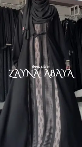 Zayna Deep Silver#promomakangajian#abayastyle#ootdhijab#abayahitam#arabicsong 