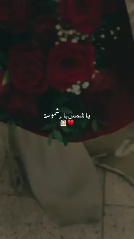 يا شمس يا شموسة♥️👰🏻 ' #انا_العروسة #وافقت_اصير_غزالة_2025💍✨🤭 #غروري_عنواني😌🖤 #حب #بدون_موسيقى 