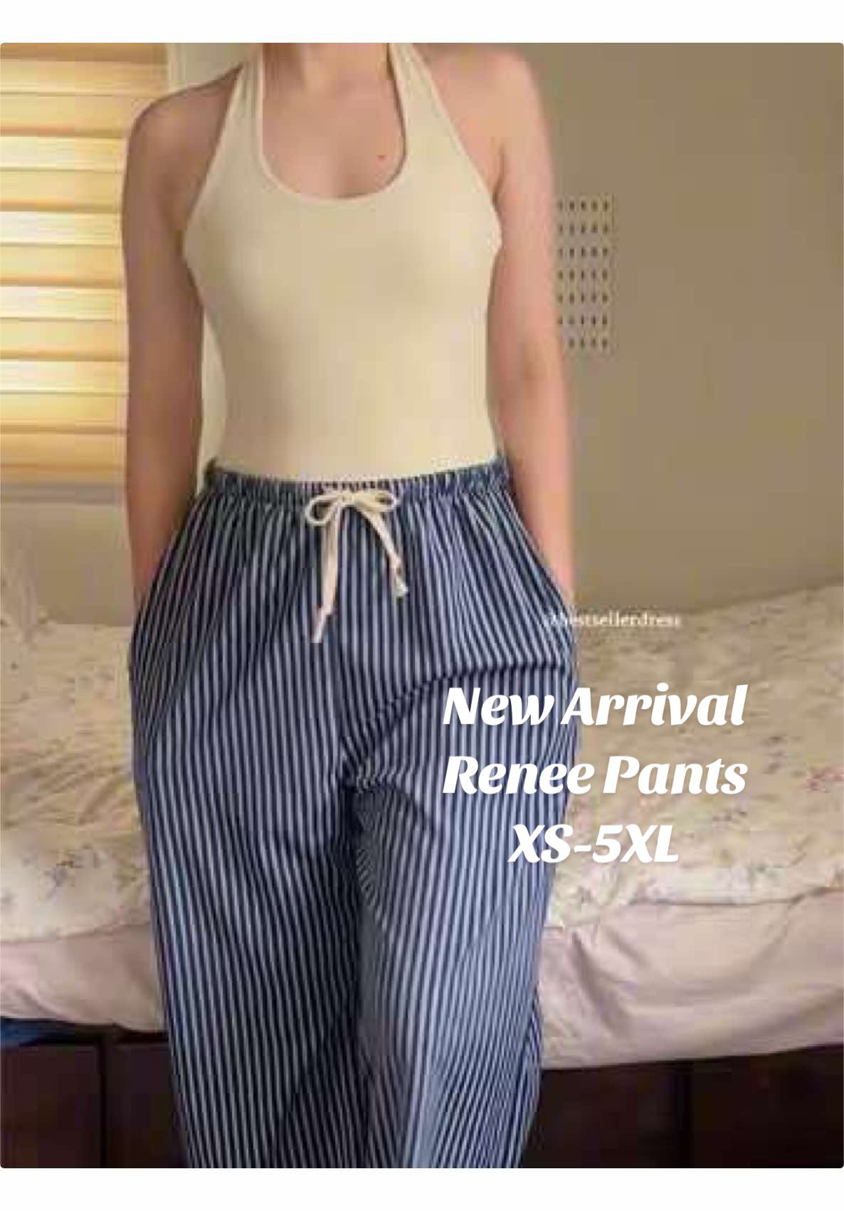 These striped pants just hit the shop & they’re everything. Drawstring waist ✔️ Chill fit ✔️ Your new go-to ✔️ #TikTokStyle #NewIn #BSDPants #ComfyChic #wardroberefresh 