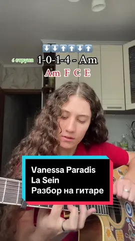Подпишись и будет больше разборов в ленте😉#laseine #vanessaparadis #аккорды #гитара #guitar 