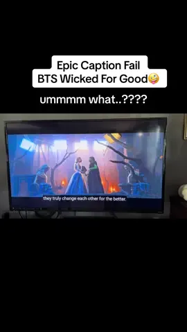@Amazonprimevideo I do believe you meant “FLY” !!!!!!  @Cynthia Erivo 😬🤪 @arianagrande @Wicked: For Good  #captionfail #wickedforgoodtrailer  