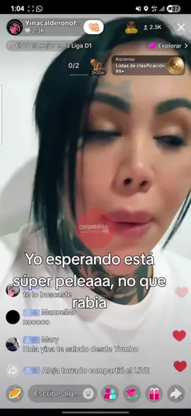 Yina Calderon Por Medio De Un Live De Tiktok Dice Que Se Retira De La Pelea De  #streamfighters ¿Qué Opinas? 📸 #yinacalderon 🧑‍💻 #chismeriafamosos #westcol #chisme           