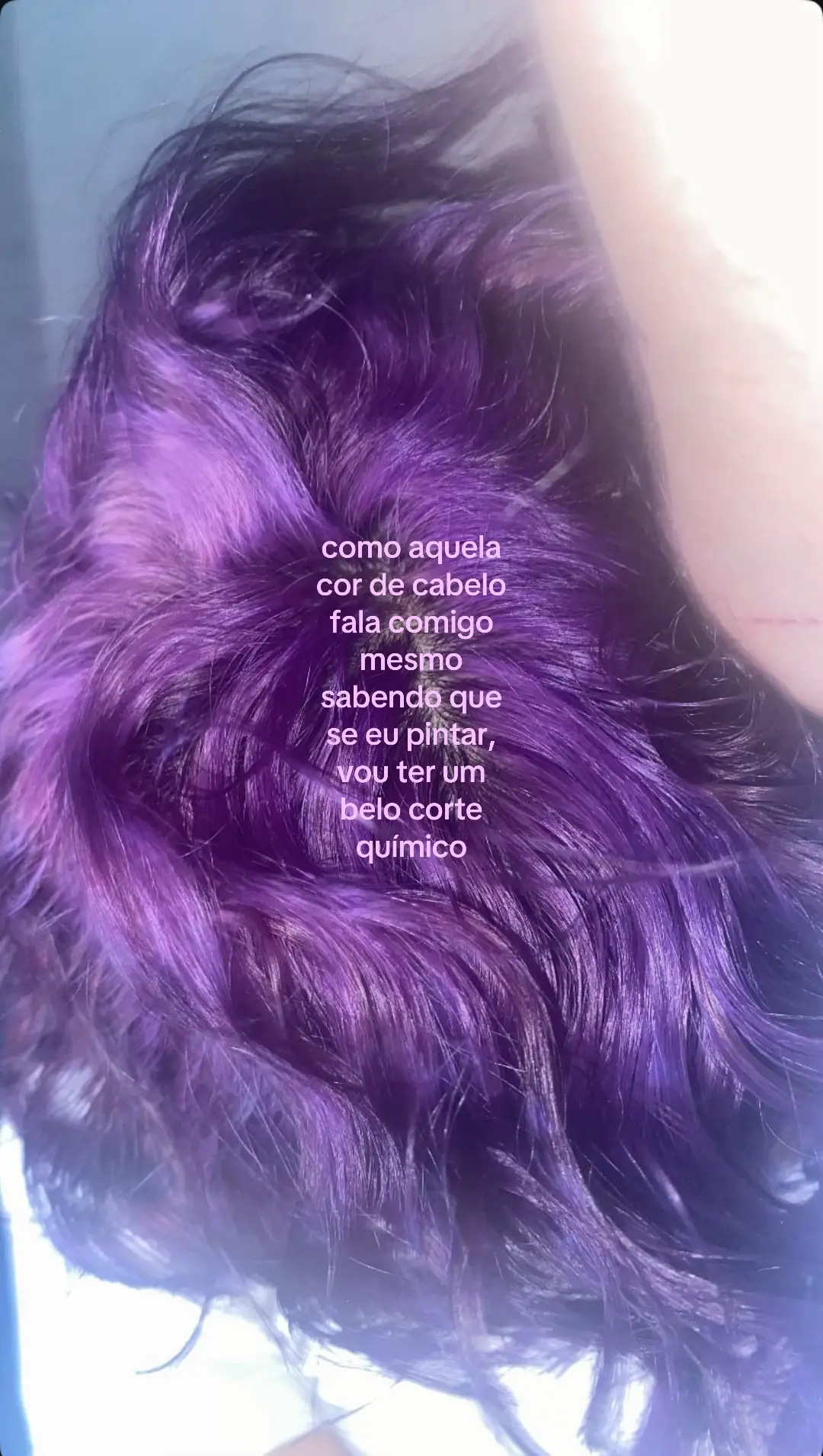 Amo meu cabelo #roxo  #fyou 