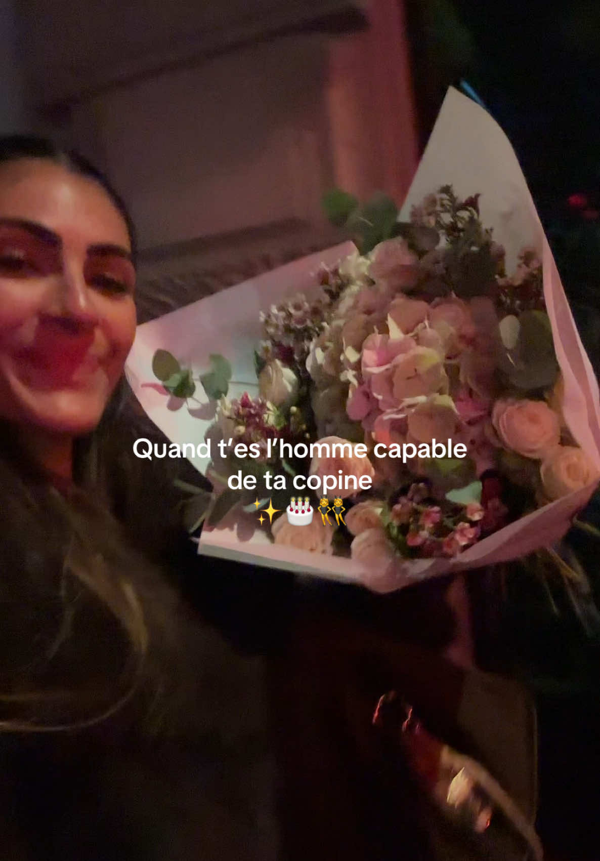 Tqt j’tapporterai le love que tu mérites 🤝🩷 #besties #hommecapable #birthday #30ans #surprised 