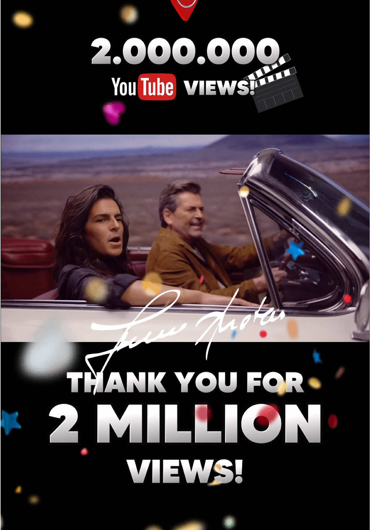 🚀 2.000.000 Views – Wahnsinn! Ihr rockt! 🙌 „Cherokee Highway“ hat die 2-Millionen-Marke auf YouTube geknackt – und das nur dank euch! Danke fürs Streamen, Teilen und Abfeiern. Ihr seid die Besten! ❤️ 👉 Wer’s noch nicht gesehen hat - Link in Highlights! https://youtu.be/mYdZGb69BGo?feature=shared ⸻ 🚀 2,000,000 views – insane! You guys rock! 🙌 “Cherokee Highway” just hit the 2 million mark on YouTube – all thanks to YOU! Thank you for streaming, sharing and celebrating this song. You’re simply the best! ❤️ 👉 Haven’t watched it yet? Link in Highlights! https://youtu.be/mYdZGb69BGo?feature=shared ⸻ #ThomasAnders #CherokeeHighway #ModernTalking #ThomasAndersSingsModernTalking #YouTube @Christian Geller Official 