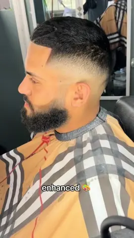 Which do you prefer. Which looks better ? Natural or enhanced haircuts #barber#fade#enhancement#fyp#tx 