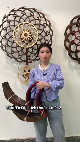 thi công lắp tranh xoay cẩm tú cầu 1 mét 2 #binhtammoc 