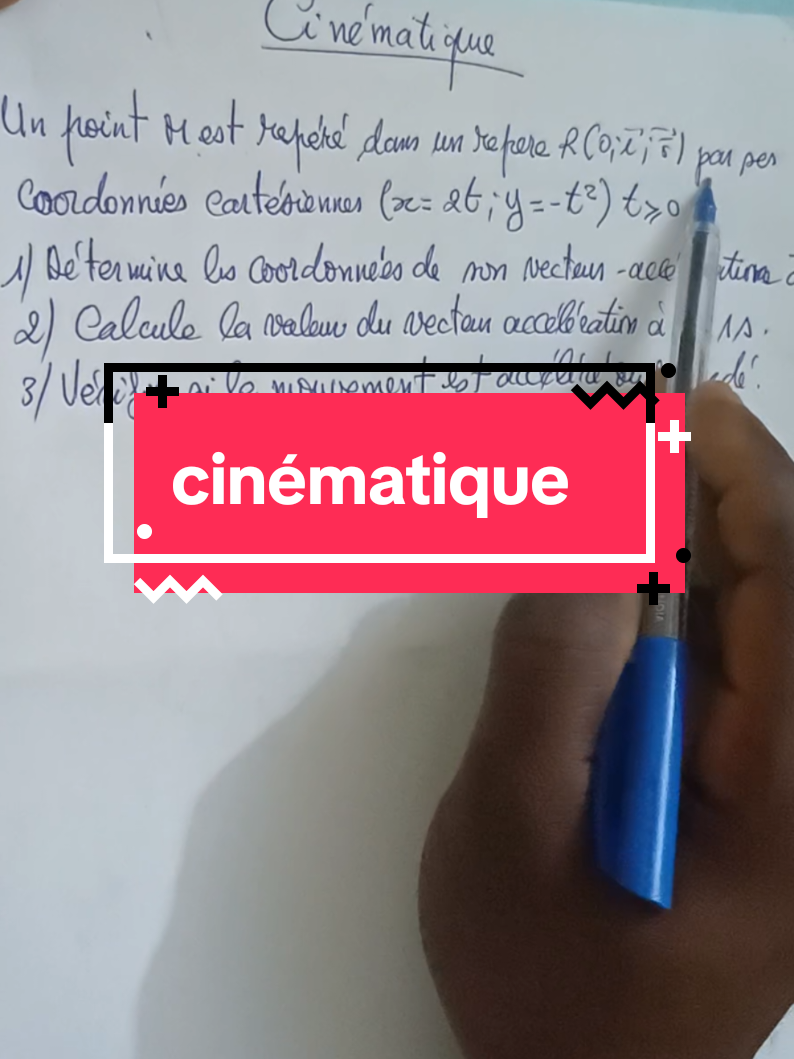 #exercicescinematique 